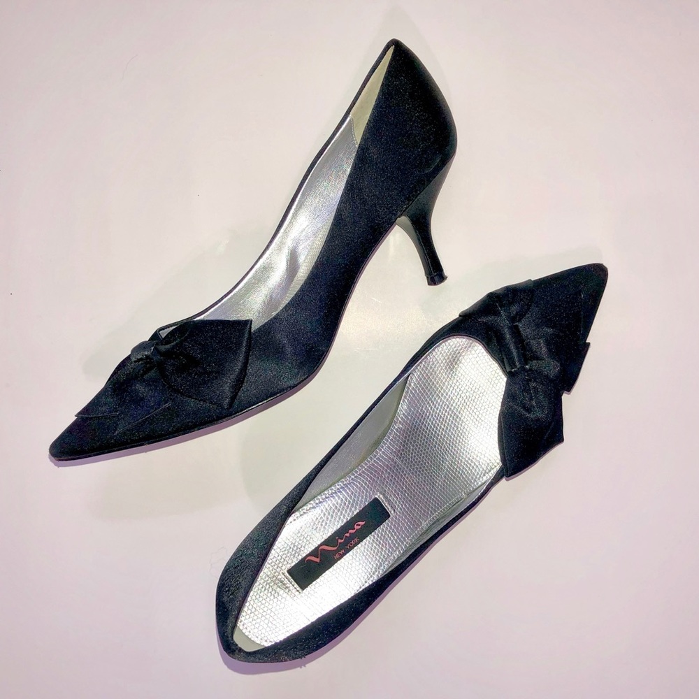 Nina Satin Heels